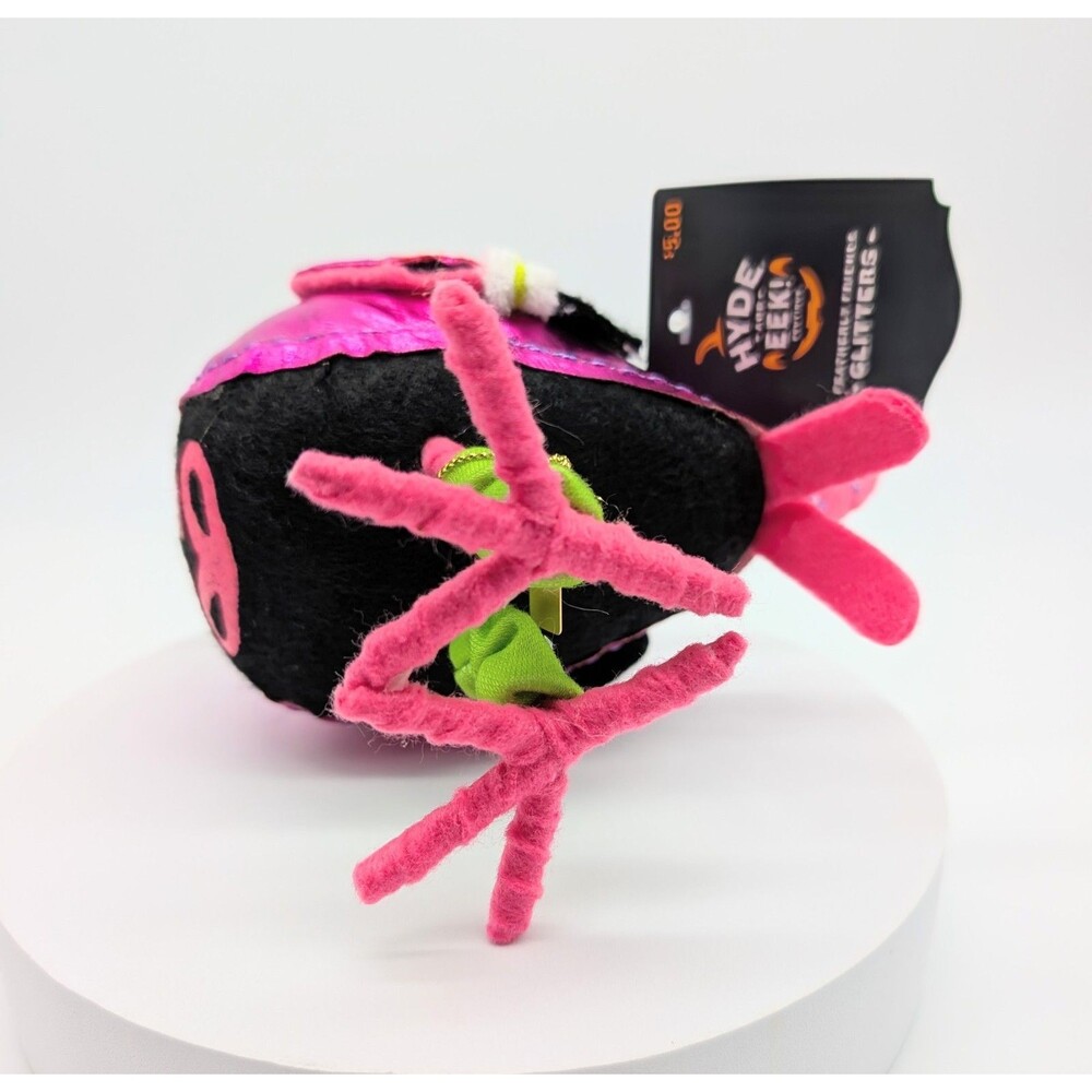 Target Halloween Hyde And Eek! 2024 GLITTERS Fabric Bird Featherly Friends Pink - Picture 7 of 7
